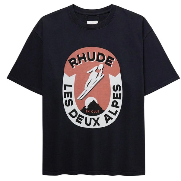 Rhude Les deux Alpes Tee (Black) - Preowned