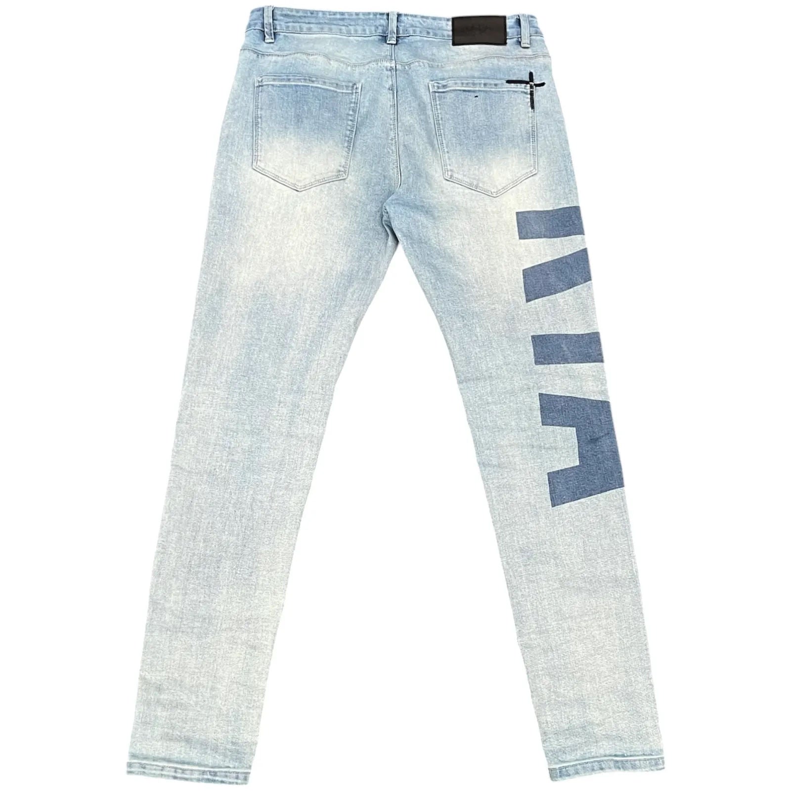 RTA Clayton Skinny Jeans (Mid Blue) - Preowned