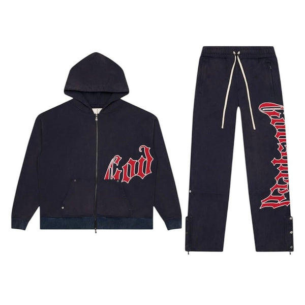 Godspeed OG Logo V2 Sweatsuit (Navy/Red)
