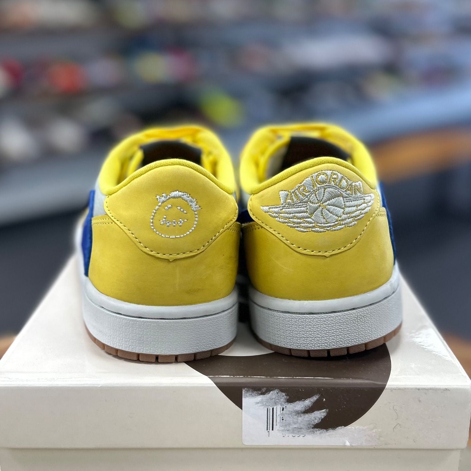 Jordan 1 Retro Low OG SP Travis Scott Canary (Women's) - Preowned