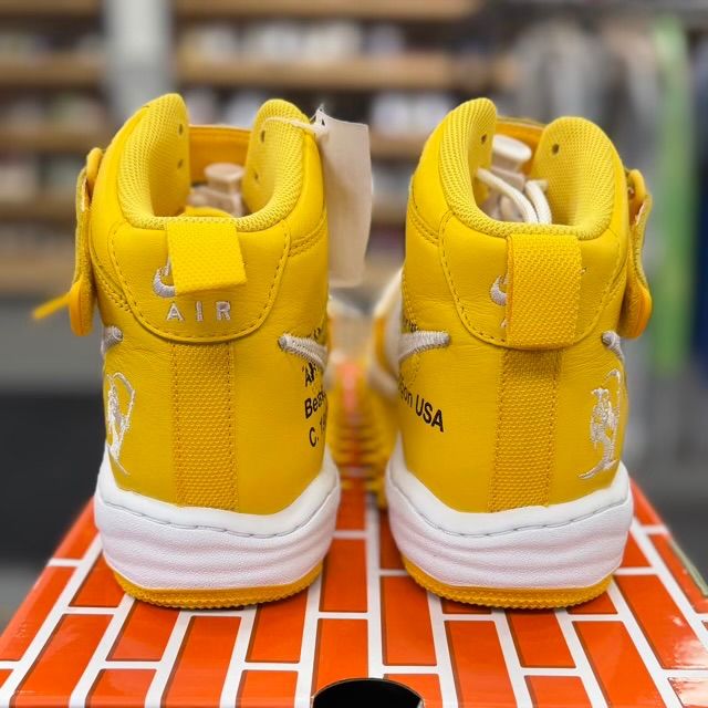 Nike Air Force 1 Mid SP Off-White Varsity Maize - Preowned