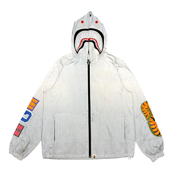 Bape 3M Reflective Shark Hooded Jacket - Preowned