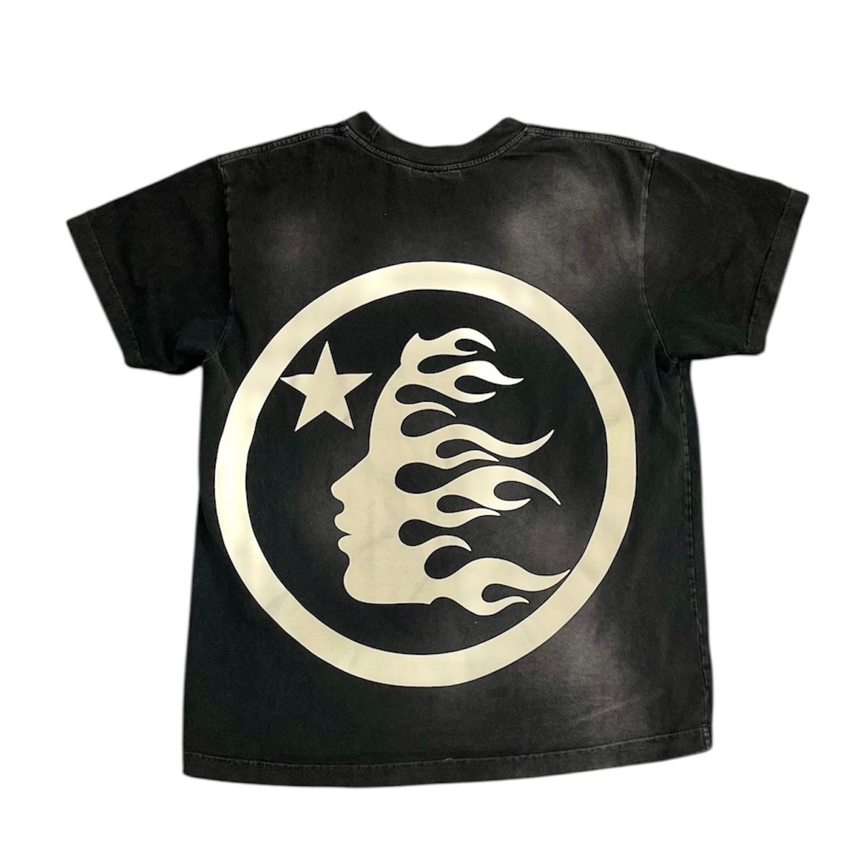 Hellstar Classic Logo Tee Washed Black - Preowned