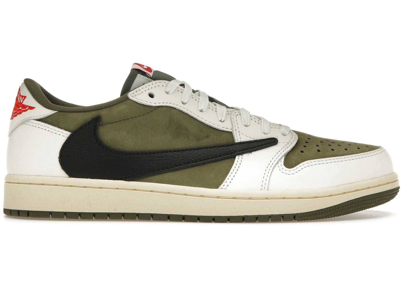 Jordan 1 Retro Low OG SP Travis Scott Medium Olive - Preowned
