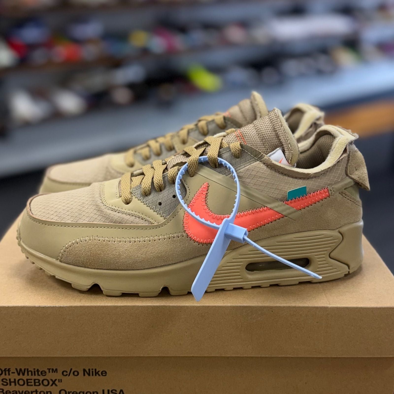 Nike Air Max 90 Off-White Desert Ore - Preowned