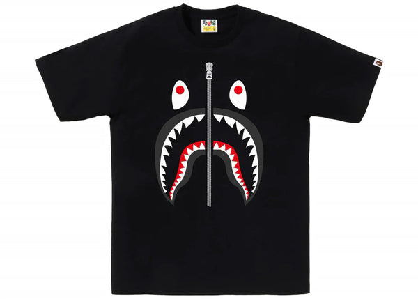 BAPE Shark Tee Black - Preowned