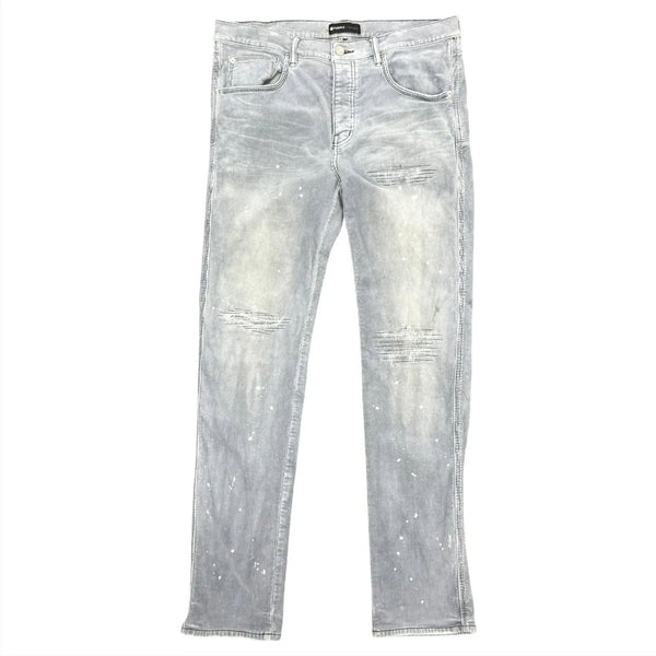 Purple Brand Slim Fit Corduroy Pants (Grey) - Preowned
