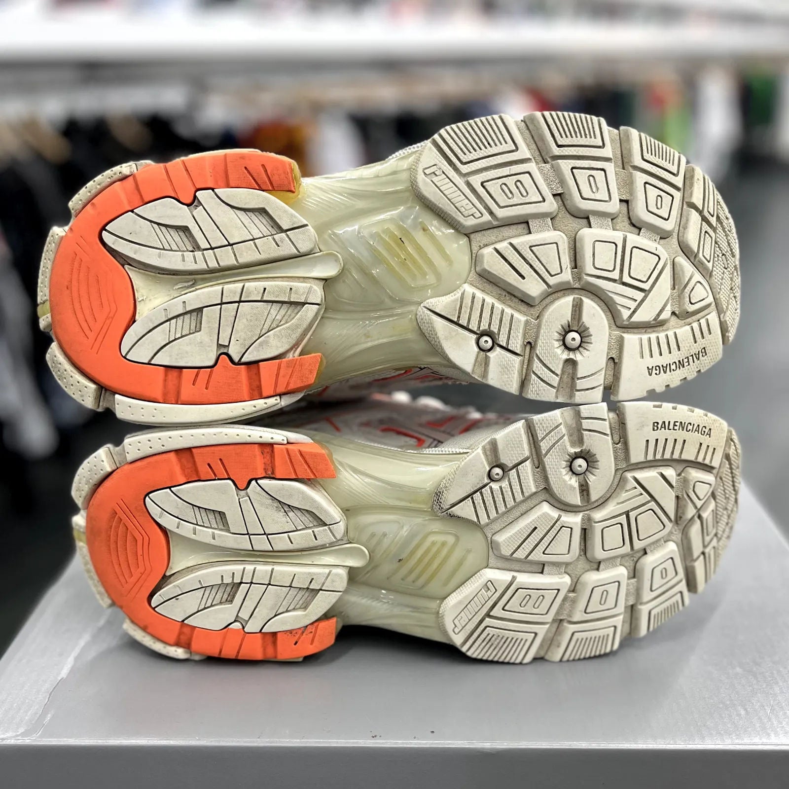 Balenciaga Runner Trainer Fluo Orange - Preowned