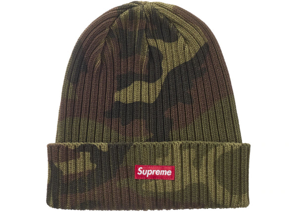 Supreme Overdyed Beanie (SS26) Woodland Camo