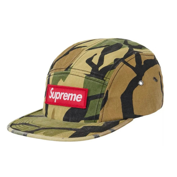 Supreme Military Camp Cap Spring Green Predator Camo