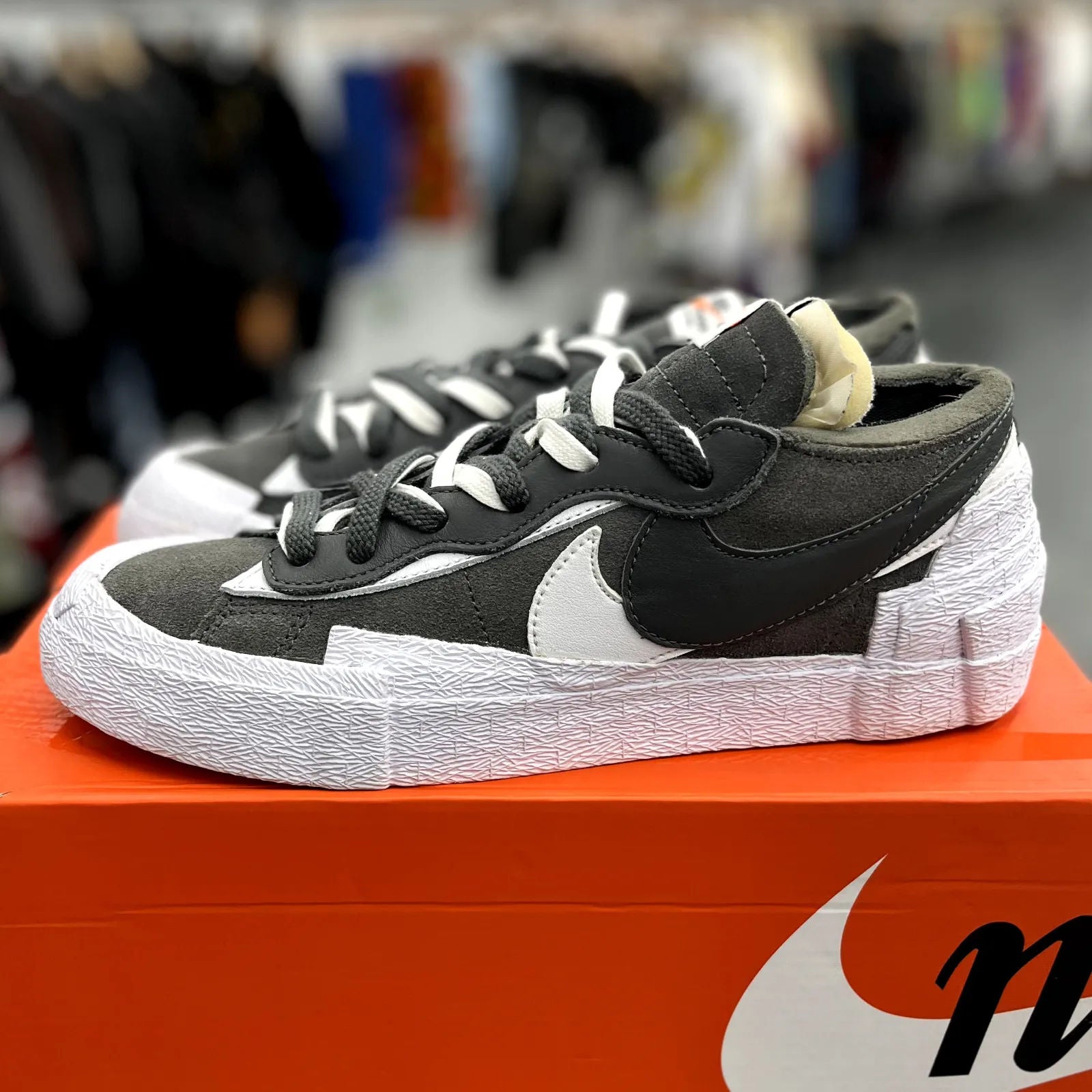 Nike Blazer Low Sacai Iron Grey - Preowned