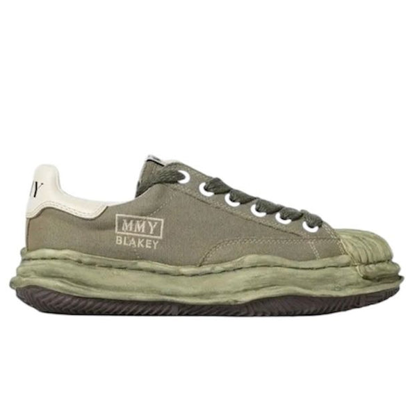 Maison Mihara Yasuhiro Blakey OG Sole Canvas Low (Aged Green)