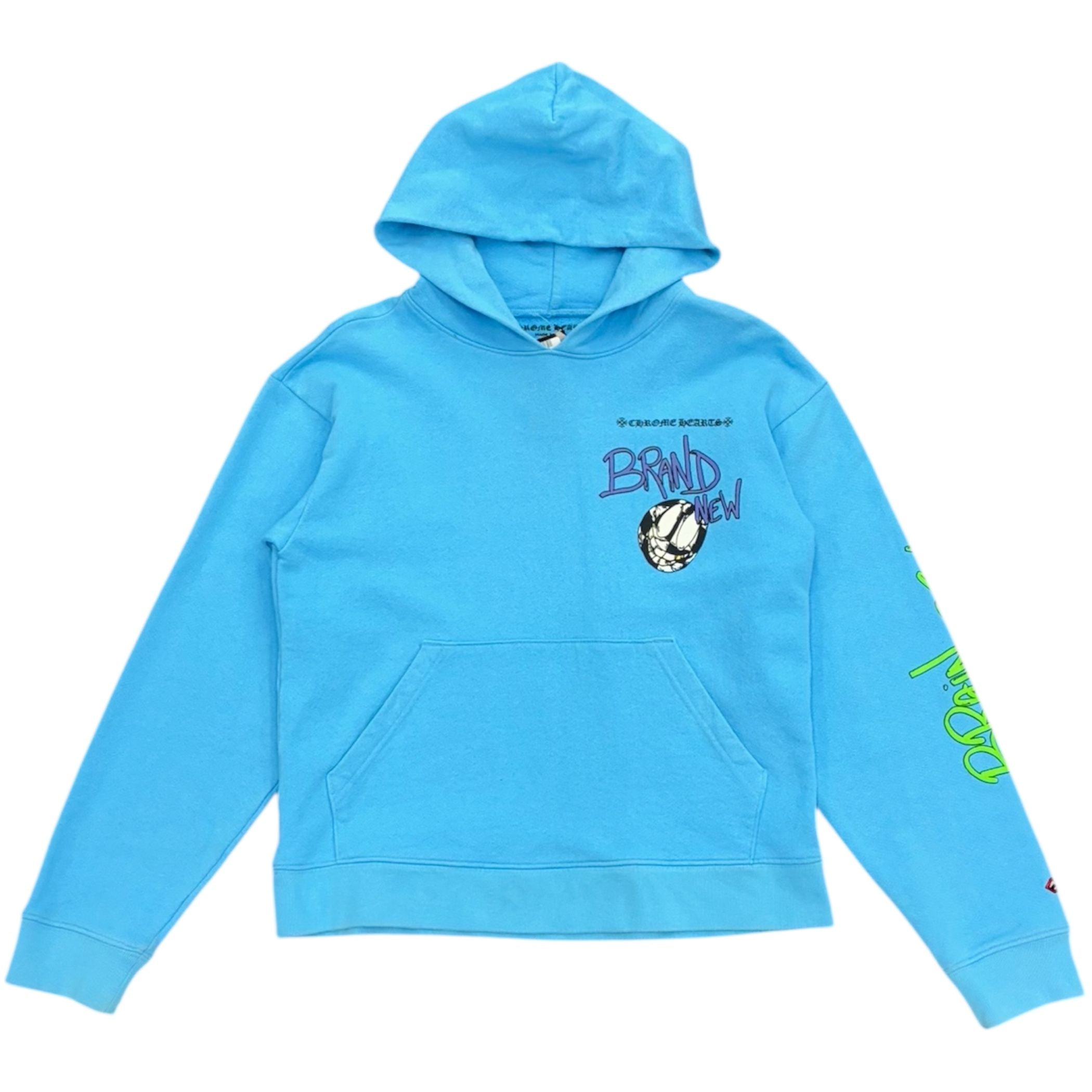 Chrome Hearts Matty Boy Brain Hoodie (Blue) - Preowned