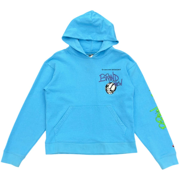 Chrome Hearts Matty Boy Brain Hoodie (Blue) - Preowned