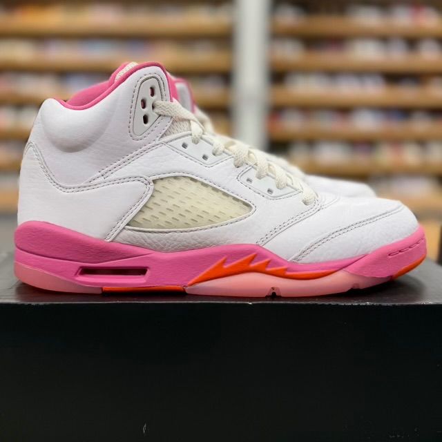 Jordan 5 Retro WNBA Pinksicle Safety Orange (GS) - Preowned