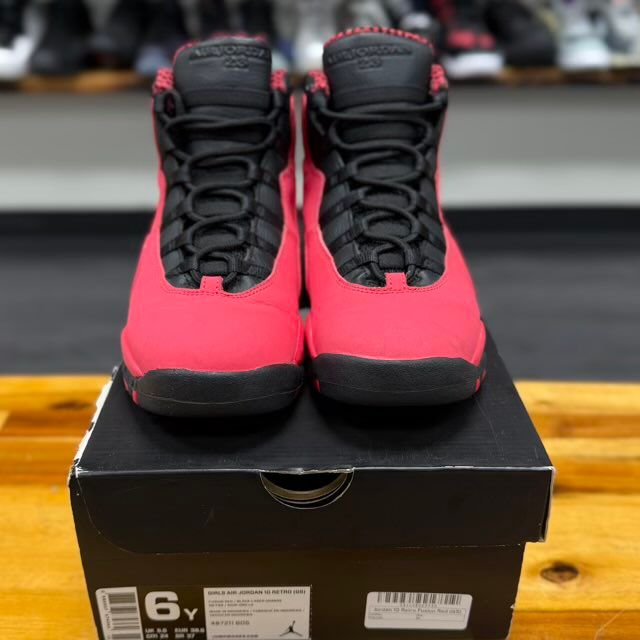 Jordan 10 Retro Fusion Red (GS) - Preowned