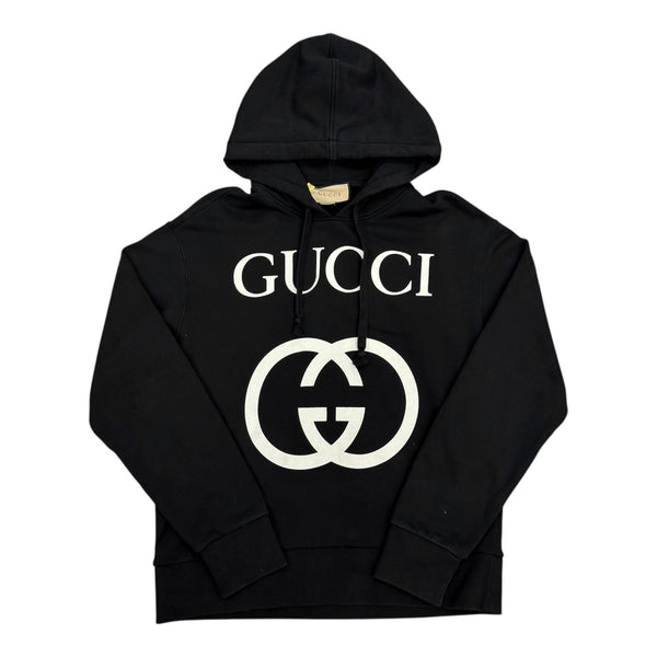 Gucci Interlocking G Hoodie (Black) - Preowned