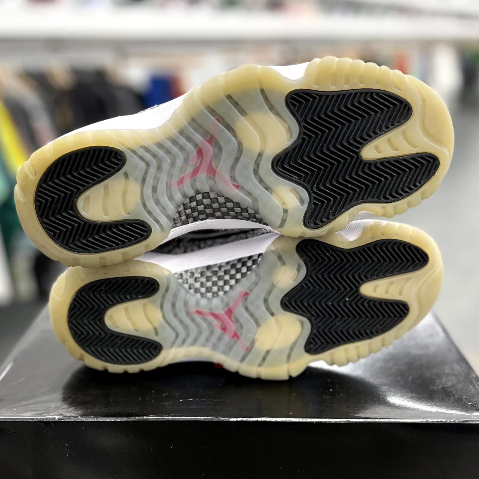 Jordan 11 Retro Low IE Black Cement - Preowned