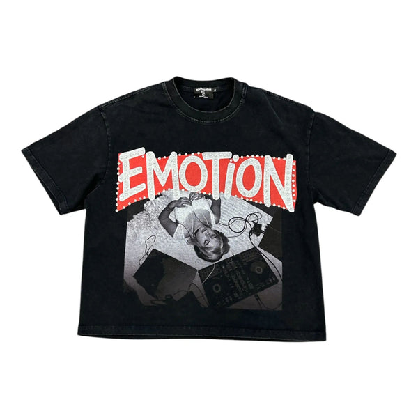 Mixed Emotion Tunes Tee (Black) - Preowned