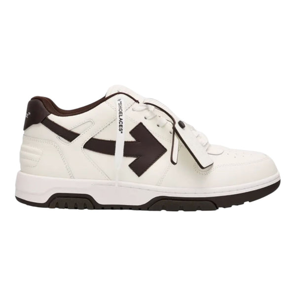 OFF-WHITE Out Of Office "OOO" Low Tops Chocolate