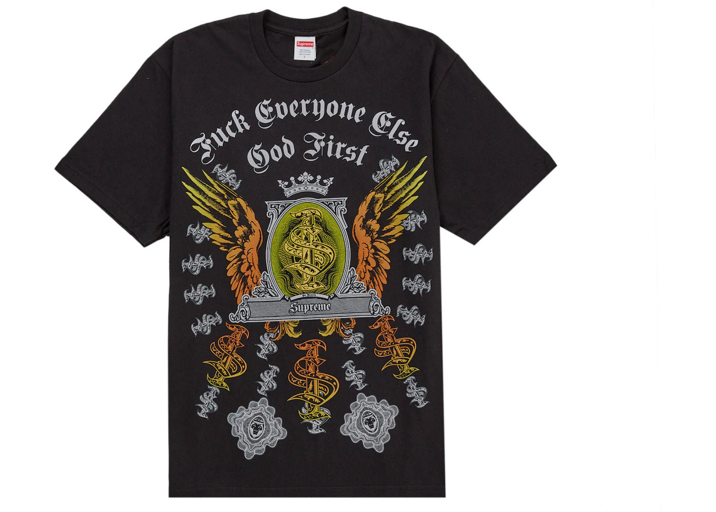 Supreme Money Tee Black
