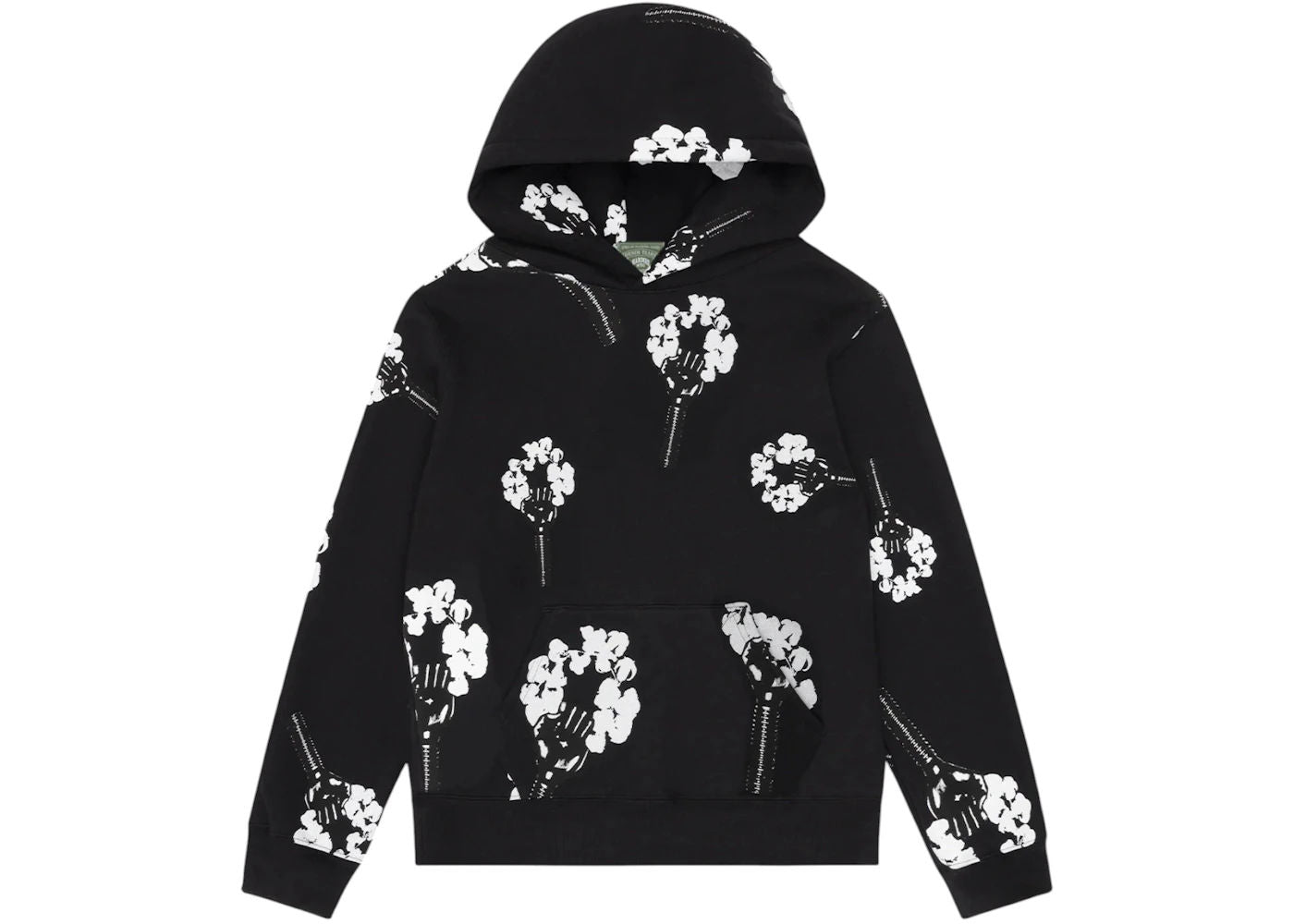 Denim Tears Hardies Tears Fist Wreath Hoodie Black