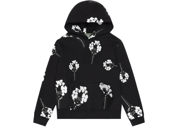 Denim Tears Hardies Tears Fist Wreath Hoodie Black