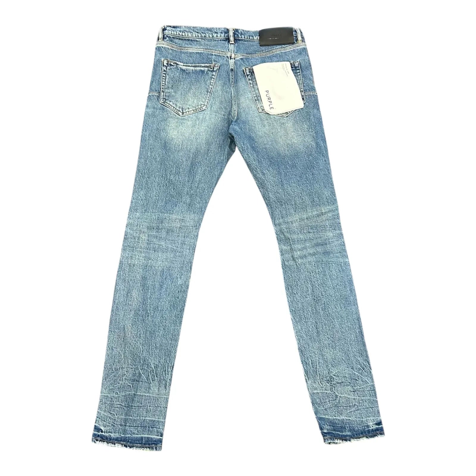 Purple Brand Distressed Knee Denim (Blue) - Preowned