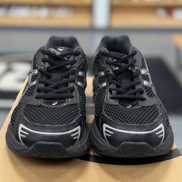 ASICS Gel-1130 Black Pure Silver (GS) - Preowned