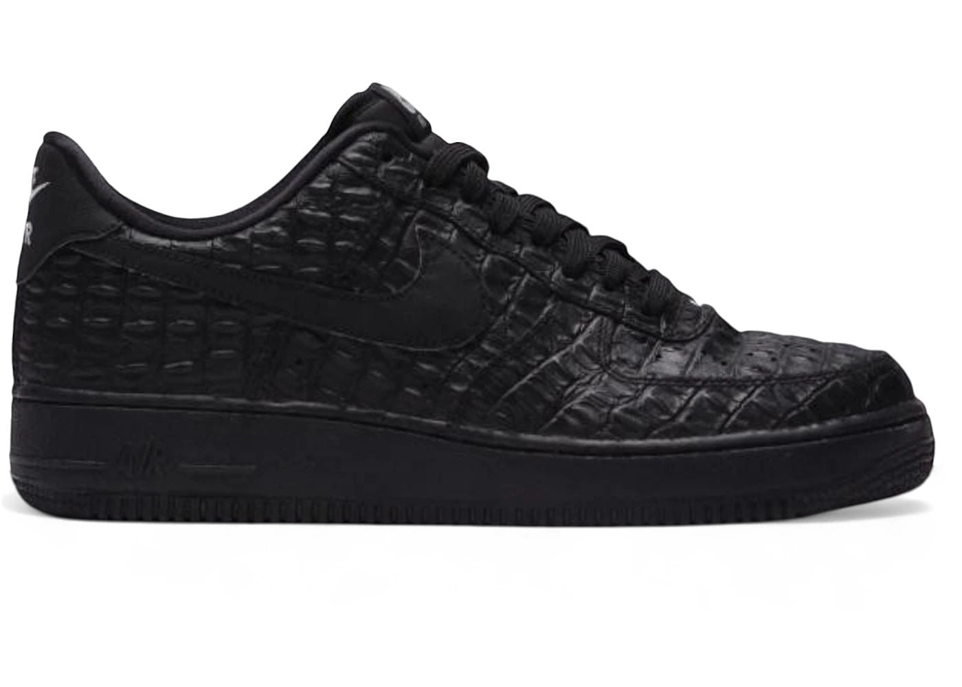 Nike Air Force 1 Low '07 LV8 Crocodile Black - Preowned