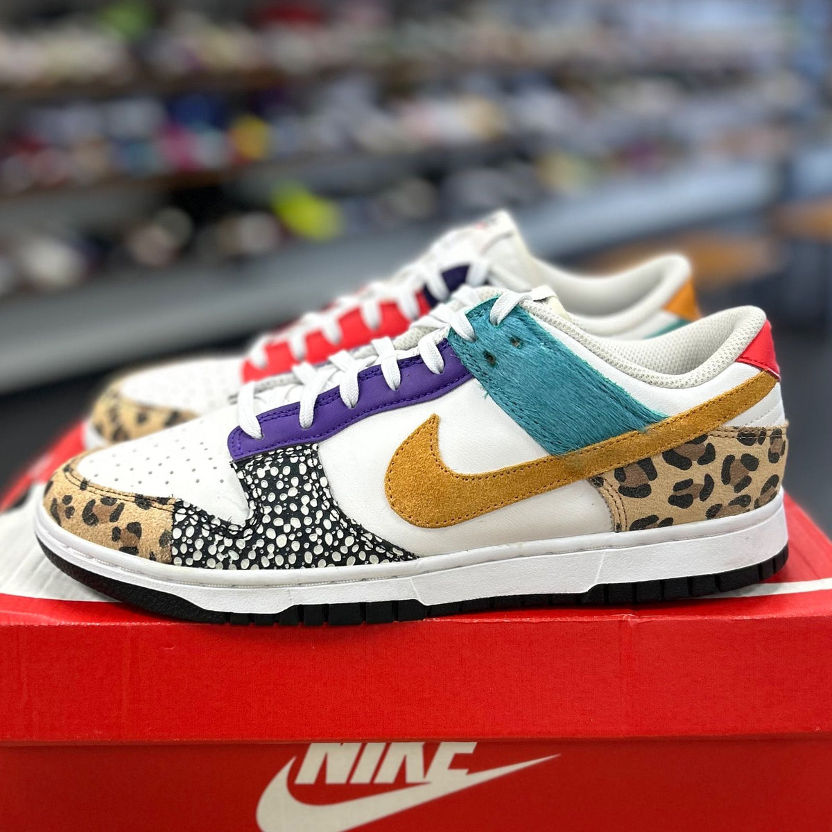 Nike Dunk Low Safari Mix (Women's) - Preowned