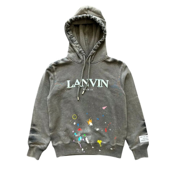 Gallery Dept Lanvin Paint Splatter Logo Hoodie (Black)