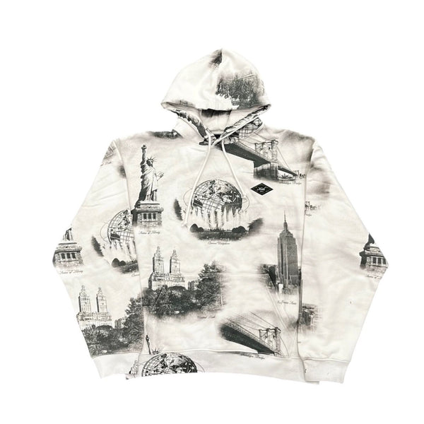 Kith Nyc Landmark Hoodie (Cream)