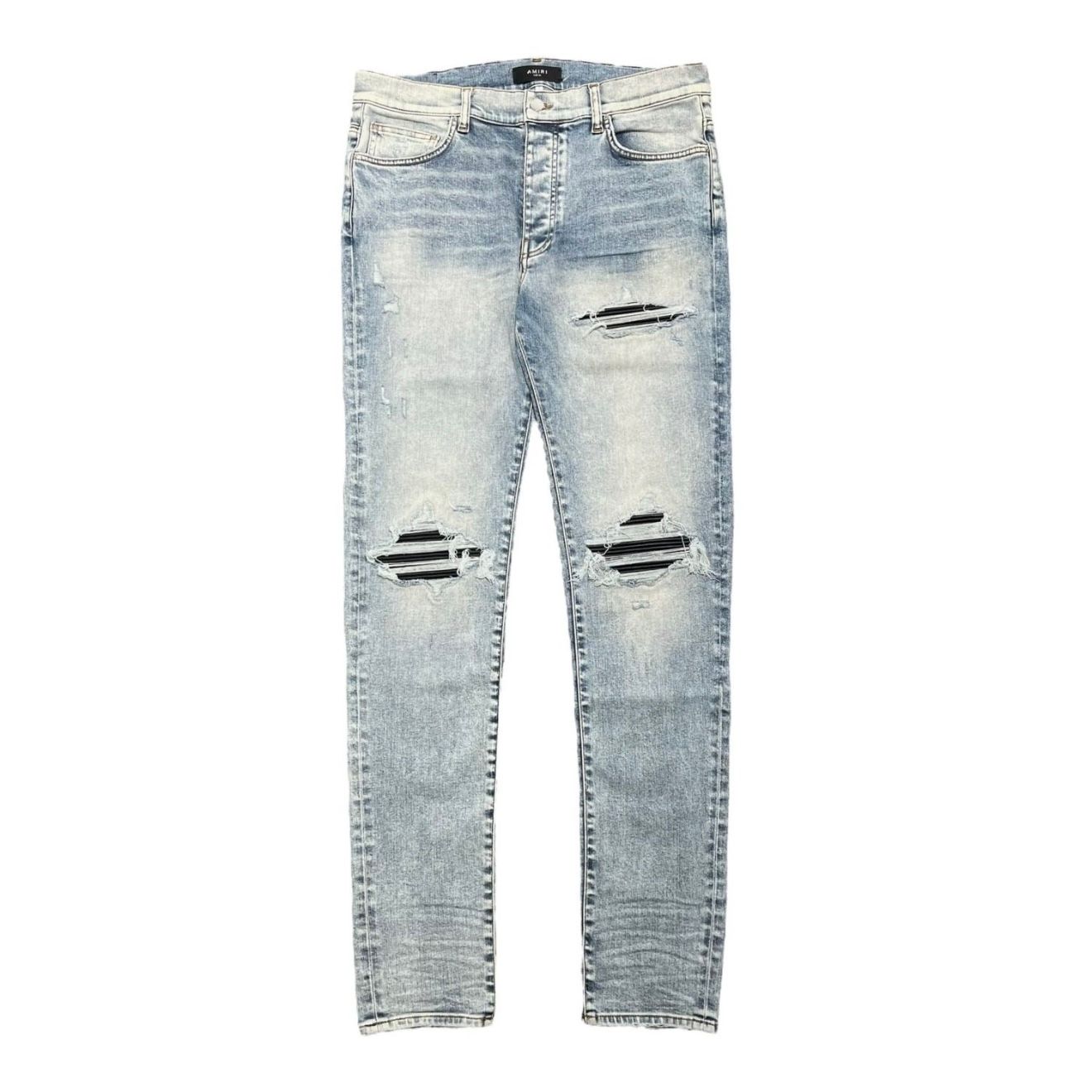 Amiri Stone Patch Jean (Black Patch)