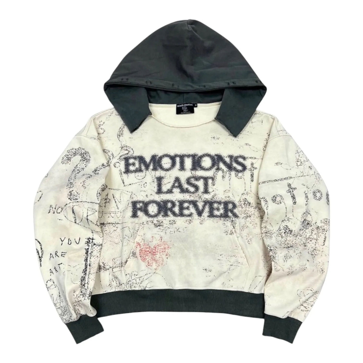 Mixed Emotion Last Forever Hoodie (Black)