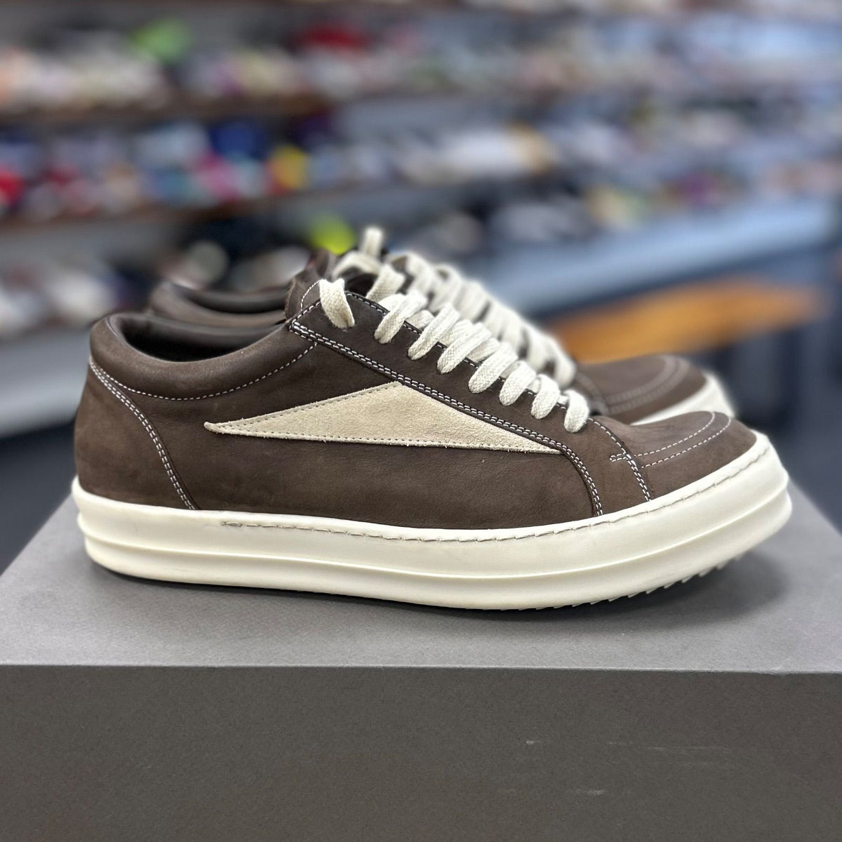 Rick Owens Porterville Vintage Low Fawn Milk - Preowned