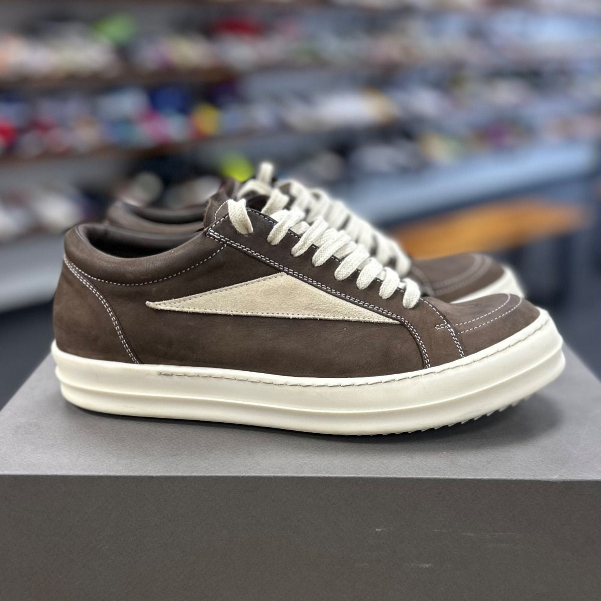 Rick Owens Porterville Vintage Low Fawn Milk - Preowned