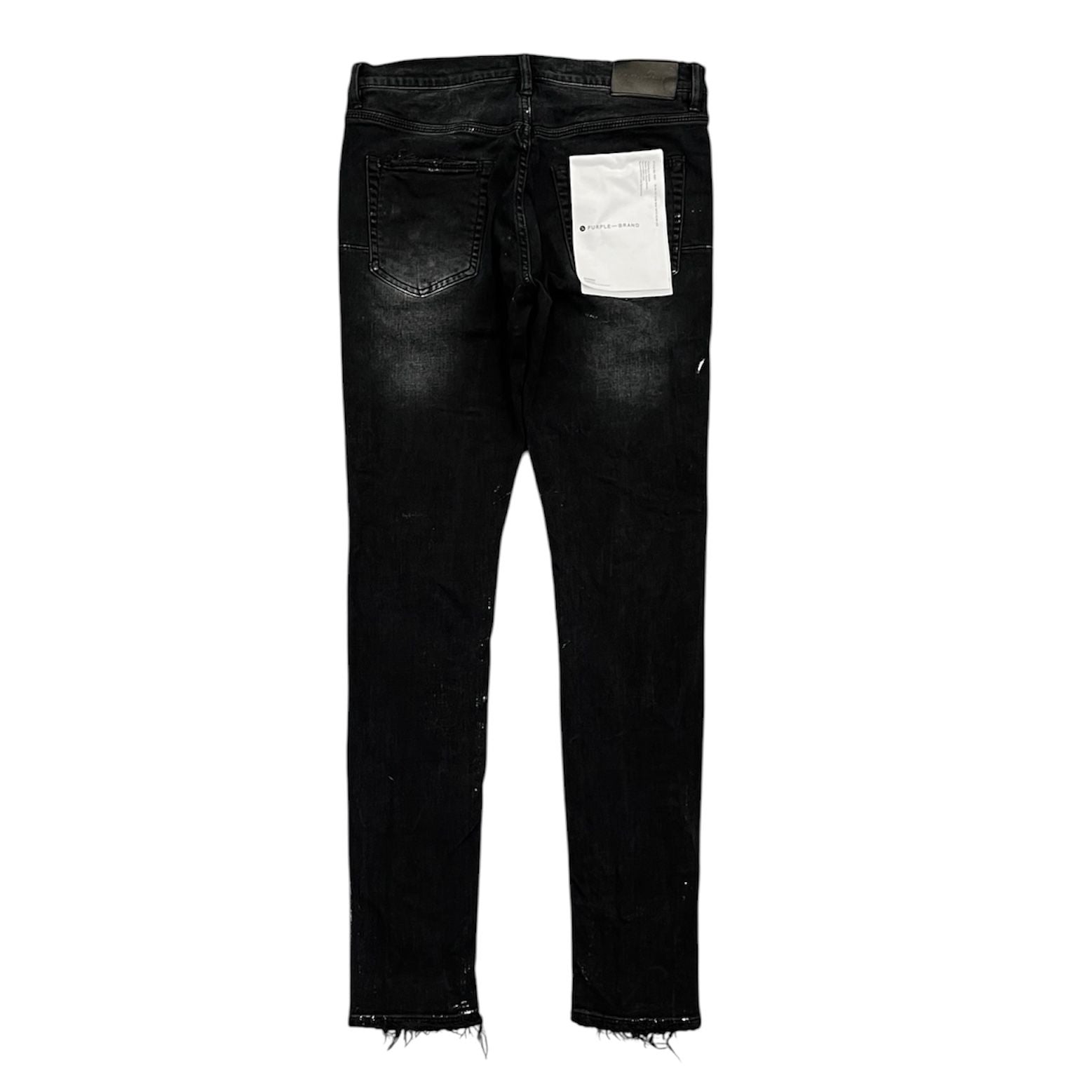 Purple Brand P.001 Spray Fade Jeans (Black) - Preowned