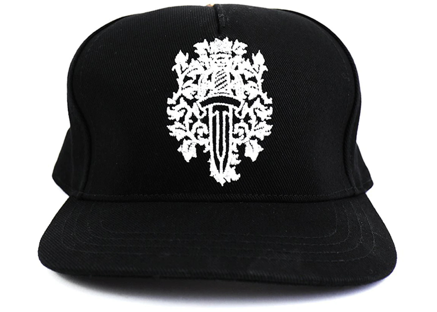 Chrome Hearts Dagger Denim Baseball Hat Black/White - Preowned