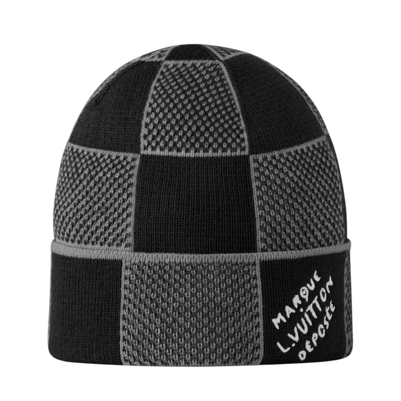 Louis Vuitton Damier Heritage Beanie (Black)