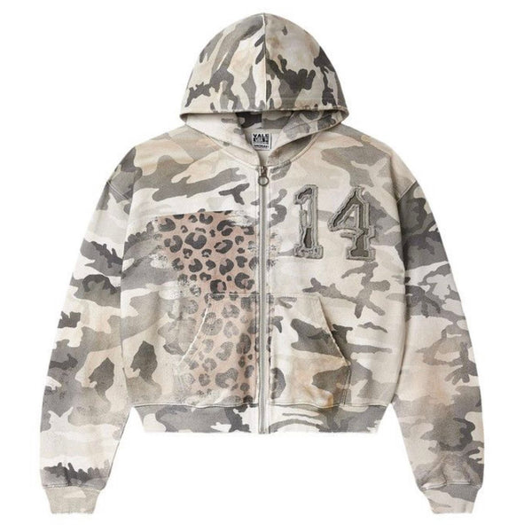 Vale Forever Winter Camo Zip Up (Cream)