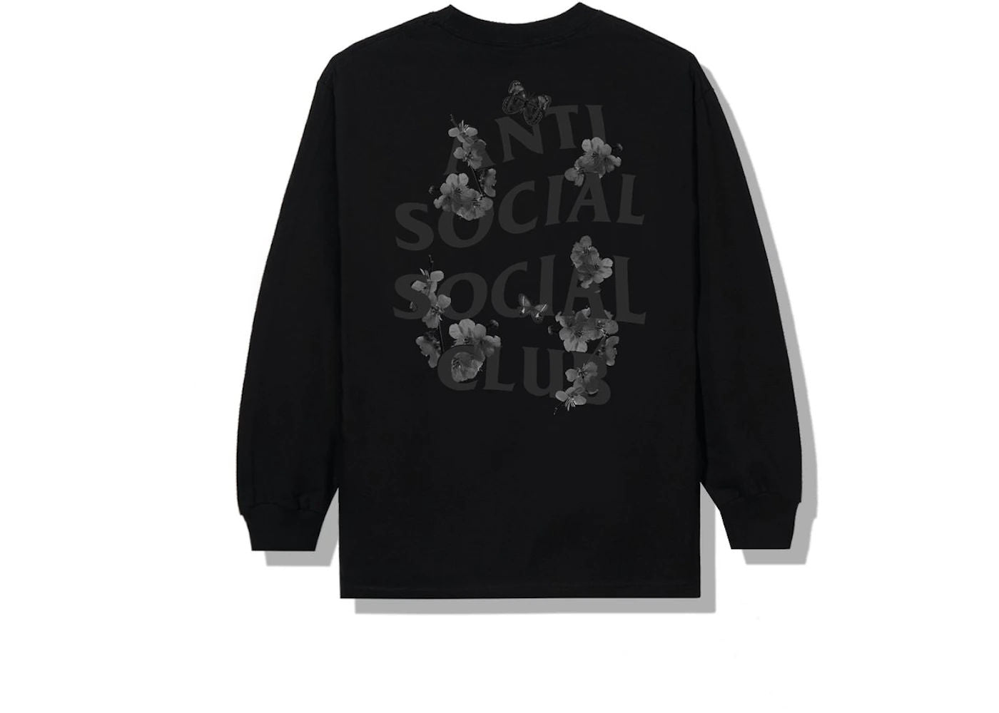 Anti Social Social Club Dramatic Long Sleeve Tee Black
