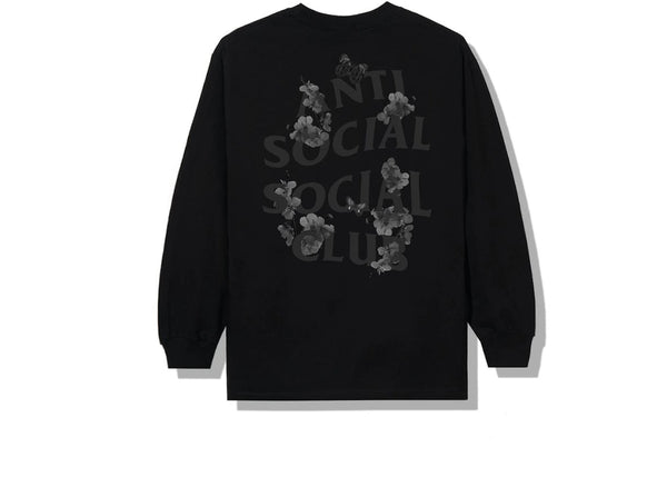 Anti Social Social Club Dramatic Long Sleeve Tee Black