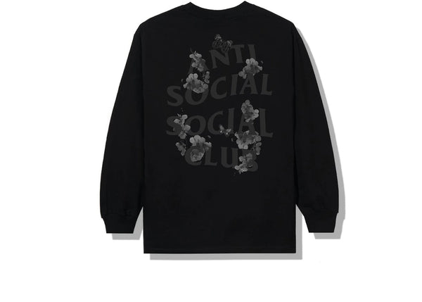 Anti Social Social Club Dramatic Long Sleeve Tee Black