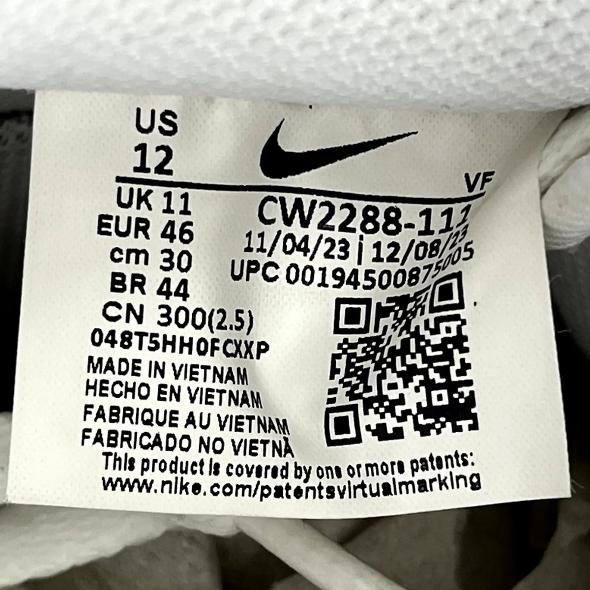 Nike Air Force 1 Low '07 White - Preowned