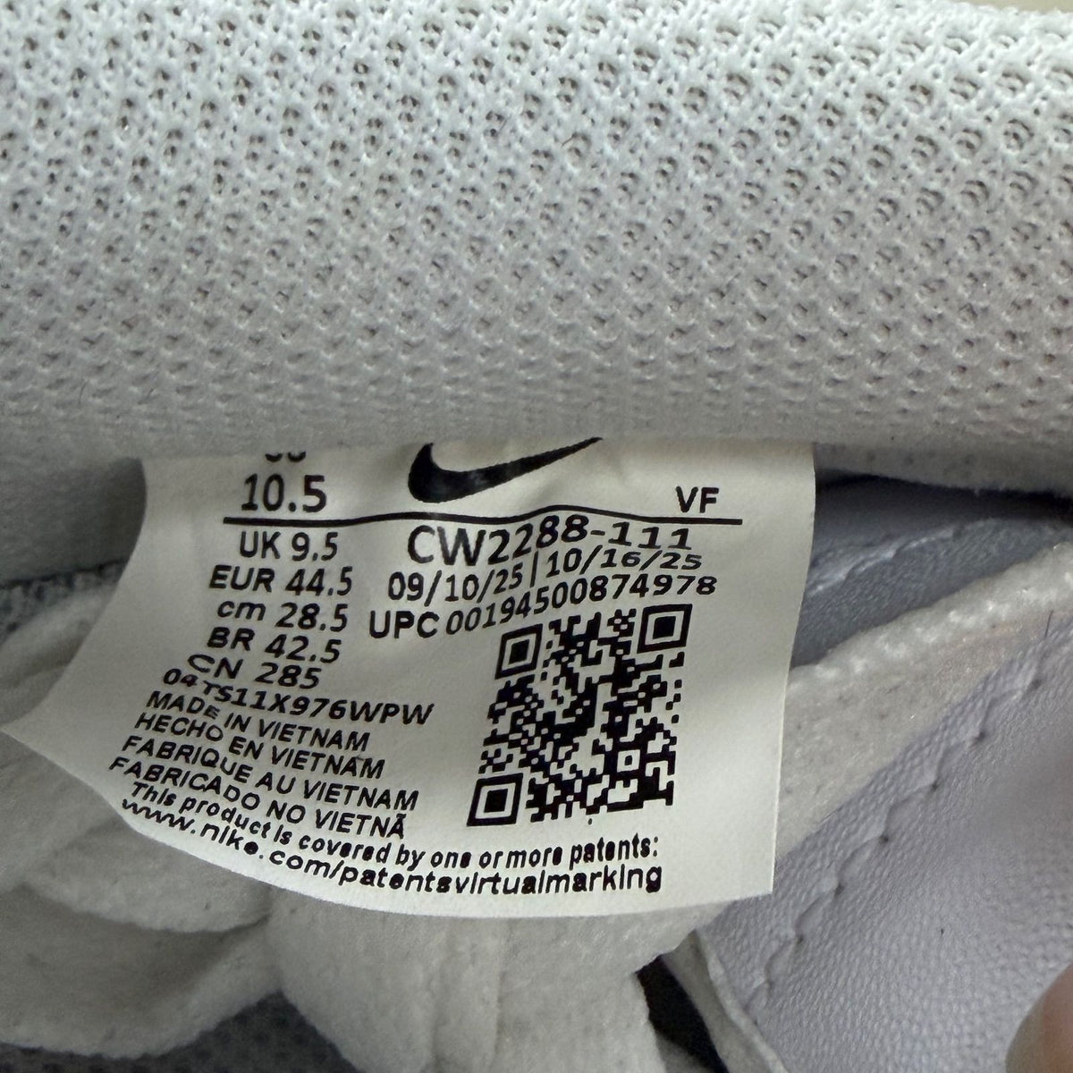 Nike Air Force 1 Low '07 White - Preowned