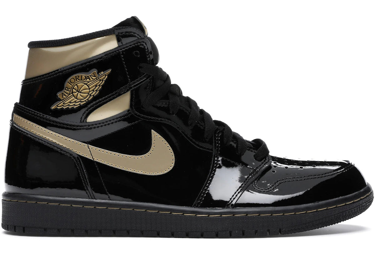 BRAND NEW STEAL - Jordan 1 Retro High Black Metallic Gold (2020)