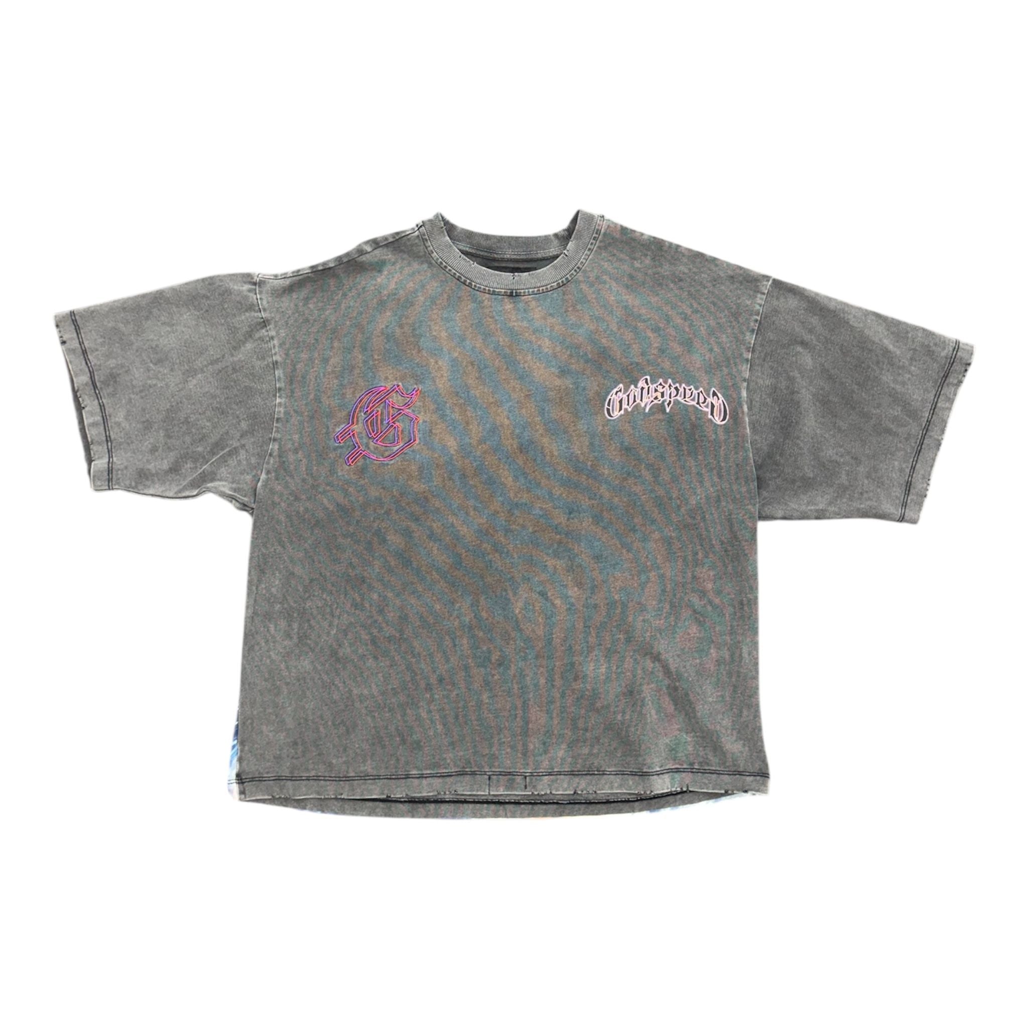 Godspeed Run Club Tee (Washed Grey) - Preowned