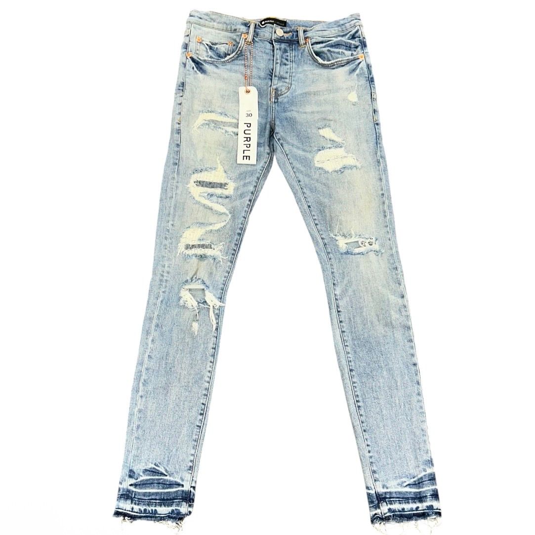 Purple Brand P.002 Repair Jeans (Light Wash) - Preowned