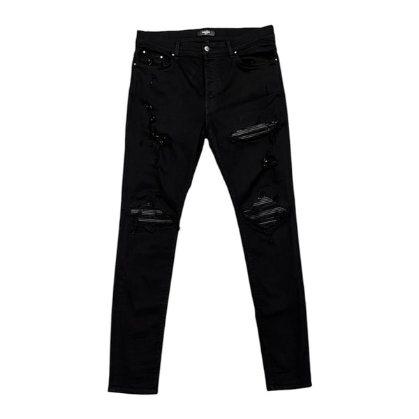 Amiri Mx1 Leather Patch (Black) - Preowned